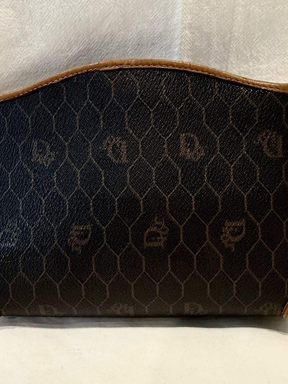 Vintage Christian Dior Honeycomb Clutch Bag - Picture 3 of 9